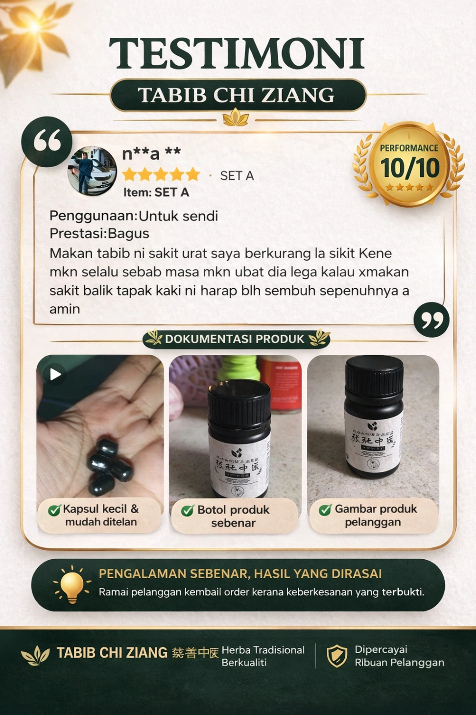 Testimoni Tabib Chi Ziang